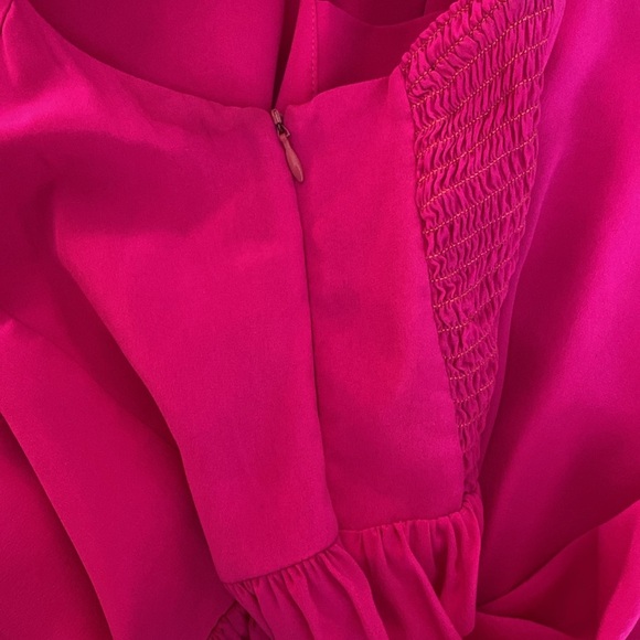 Amanda Uprichard Silk Pink Pleated Sundress - Picture 5 of 12